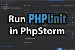 Run PhpUnit in PhpStorm