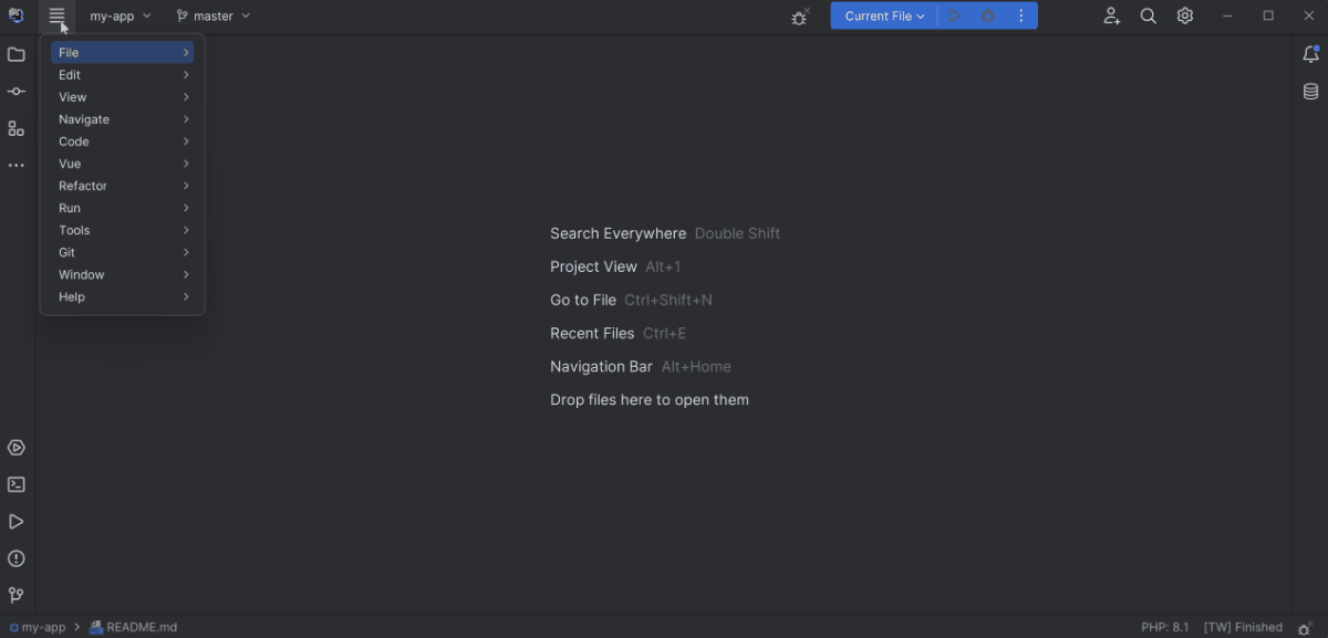 Run Laravel Sail in PhpStorm